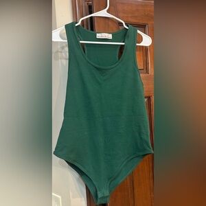 Zenana Outfitters Green Bodysuit